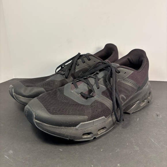 On Running Cloudrunner Black Sneakers Men’s 14 EU 49 Swiss Engineering - Picture 3 of 10